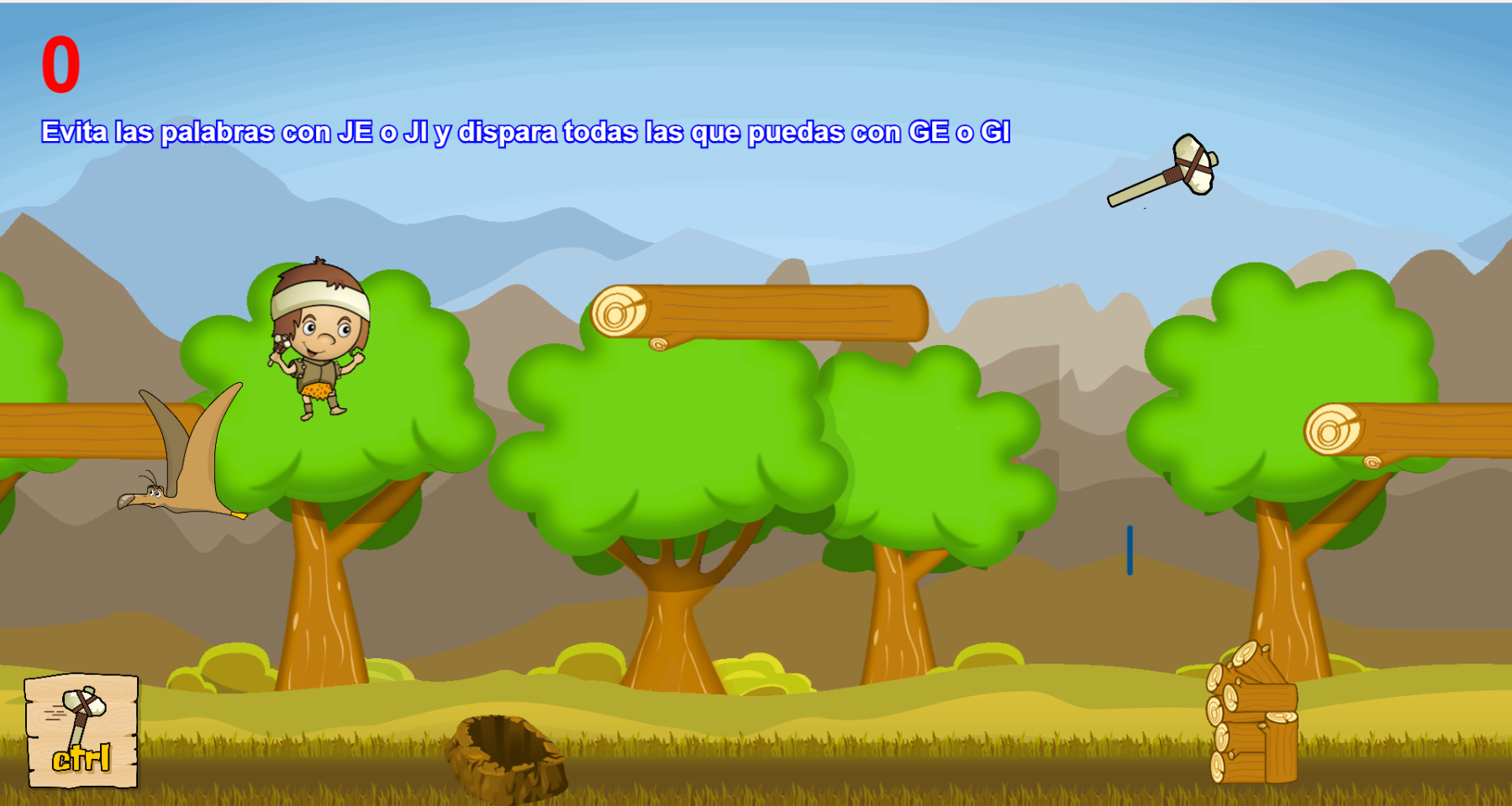 Screen capture of the Walirunner game